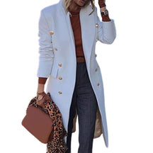 Women's Double Breasted Coat — View 3