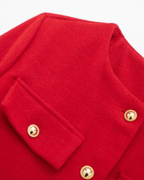 Women's Cropped Blazer | Savile in Navy - Juana Fashion