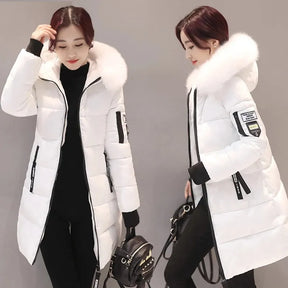 Women's Hooded Puffer Jacket — View 6