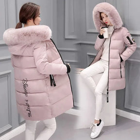 Women's Hooded Puffer Jacket — View 7
