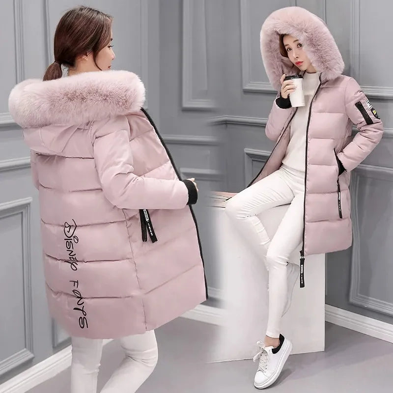 Women's Hooded Puffer Jacket — View 7