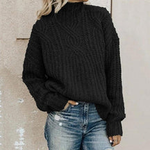 Women's Oversized Turtleneck Sweater — View 2