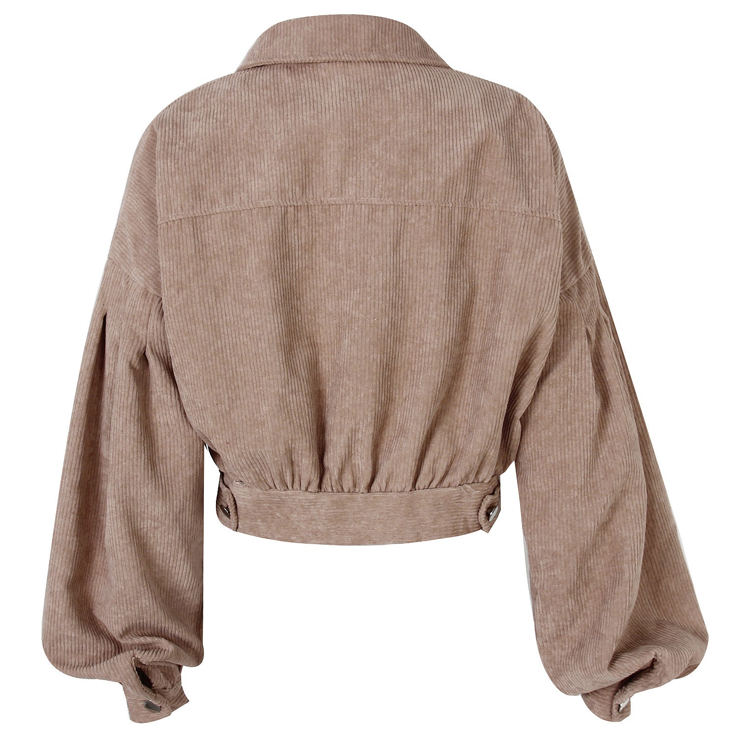 Women's Corduroy Balloon Sleeve Jacket — View 6