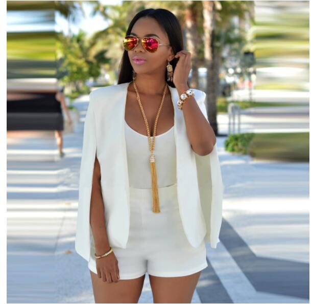 Women's Long-Sleeve Open-Front Blazer | Jana in Black - Juana Fashion