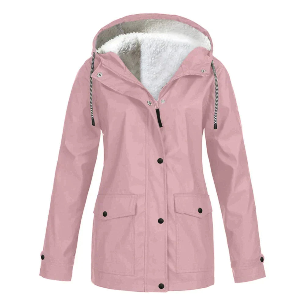 Women's Hooded Rain Jacket — View 11