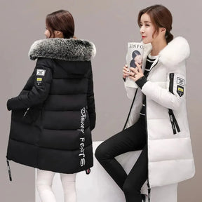 Women's Hooded Puffer Jacket — View 2