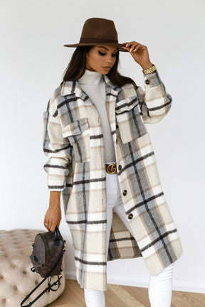 Women's Long Sleeve Coat — View 4