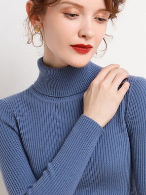 Women's Turtleneck Sweater — View 3