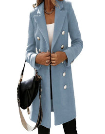 Women's Double Breasted Coat — View 6