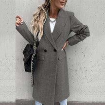 Women's Wool Longline Coat — View 4
