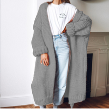 Women's Relaxed Fit Longline Cardigan — View 2