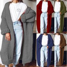 Women's Relaxed Fit Longline Cardigan — View 1