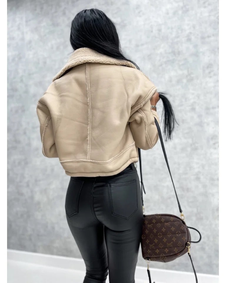 Women's Leather Look Jacket — View 2