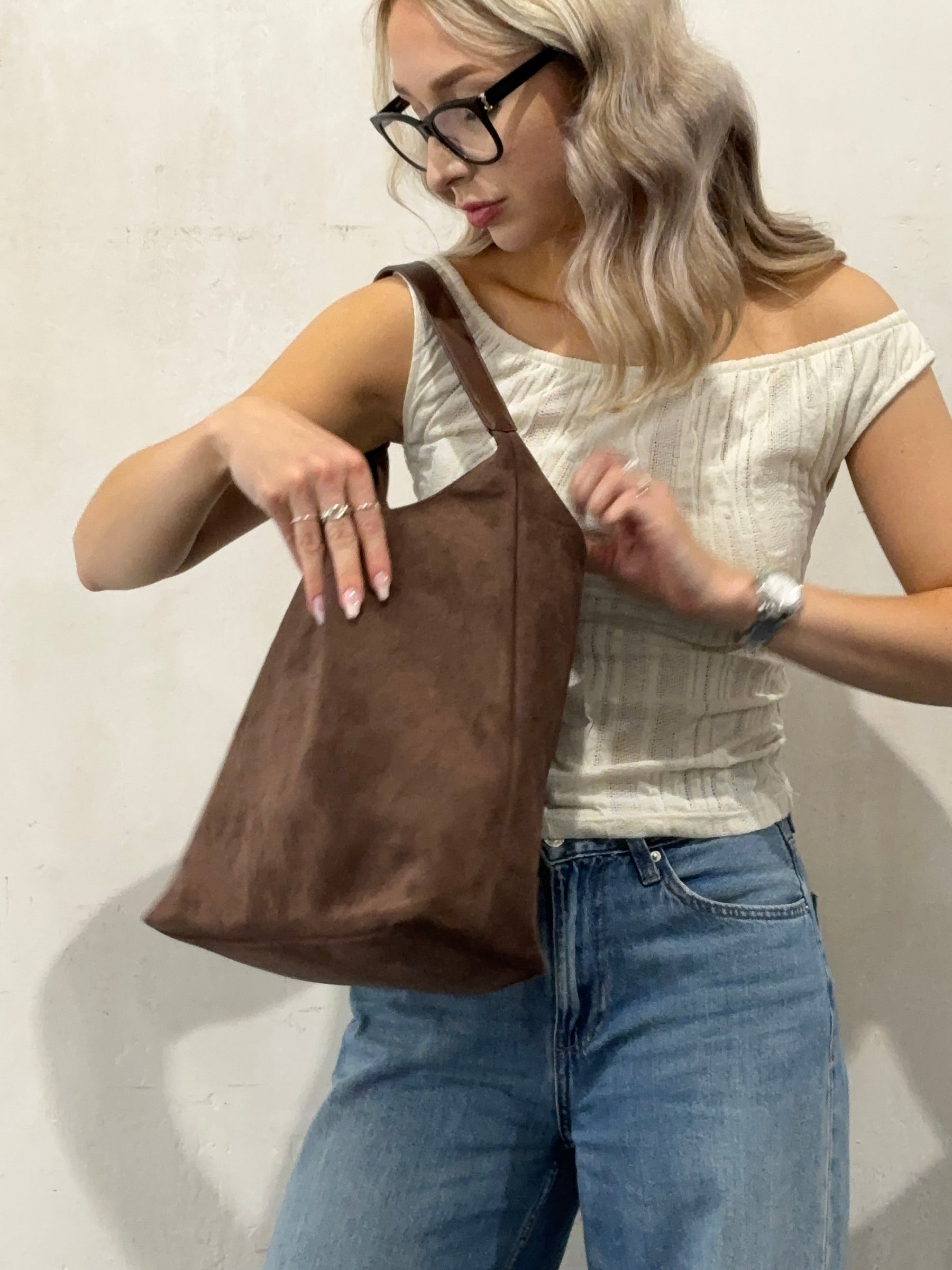 Women's Everyday Slouchy Shoulder Tote by Juana Fashion