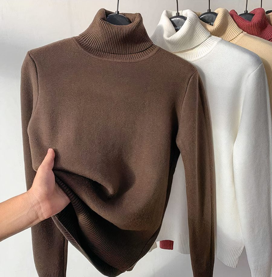 Women's Turtleneck Sweater — View 2