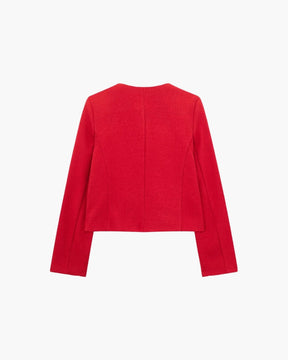 Women's Cropped Blazer | Savile in Navy - Juana Fashion