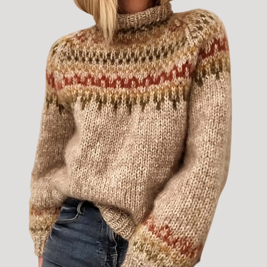 Women's Turtleneck Sweater — View 1