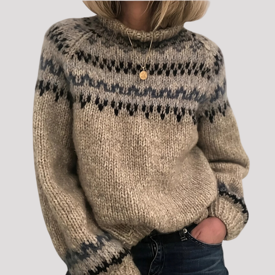 Women's Turtleneck Sweater — View 2