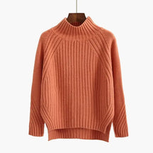 Women's Ribbed Turtleneck Sweater — View 2