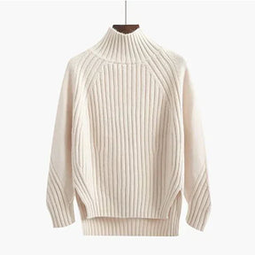 Women's Ribbed Turtleneck Sweater — View 5