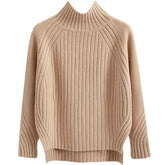 Women's Ribbed Turtleneck Sweater — View 1