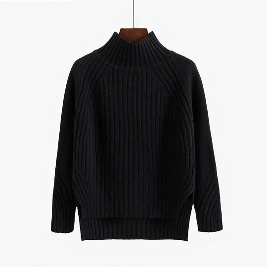 Women's Ribbed Turtleneck Sweater — View 5