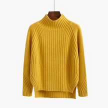 Women's Ribbed Turtleneck Sweater — View 2