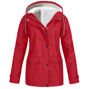 Women's Hooded Rain Jacket — View 4