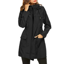 Women's Hooded Rain Jacket — View 9