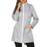 Women's Hooded Rain Jacket — View 7