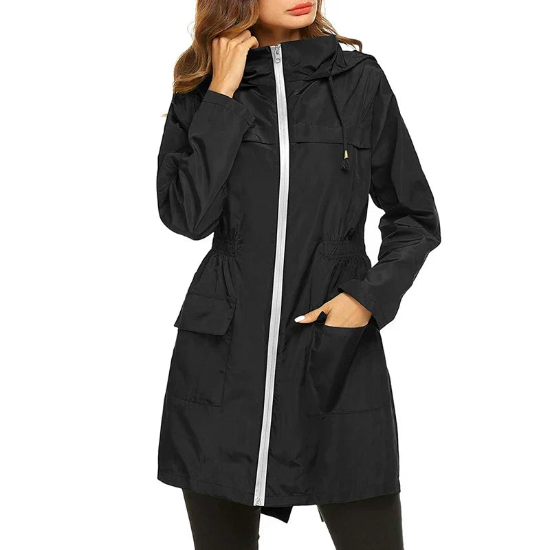 Women's Hooded Rain Jacket — View 5