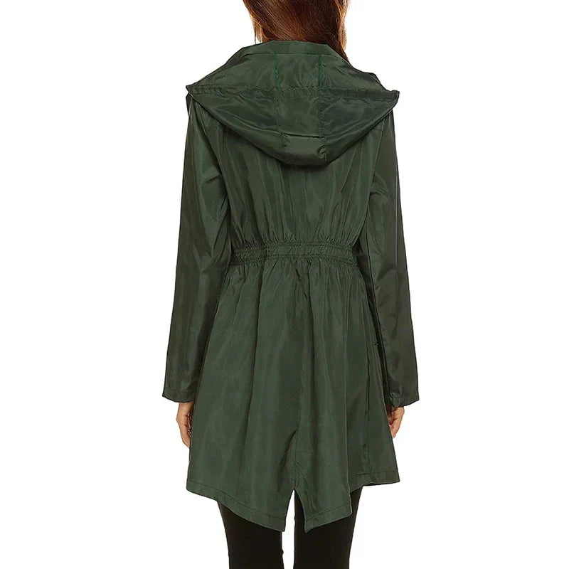 Women's Hooded Rain Jacket — View 4