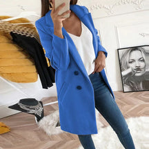Women's Double Breasted Coat — View 6