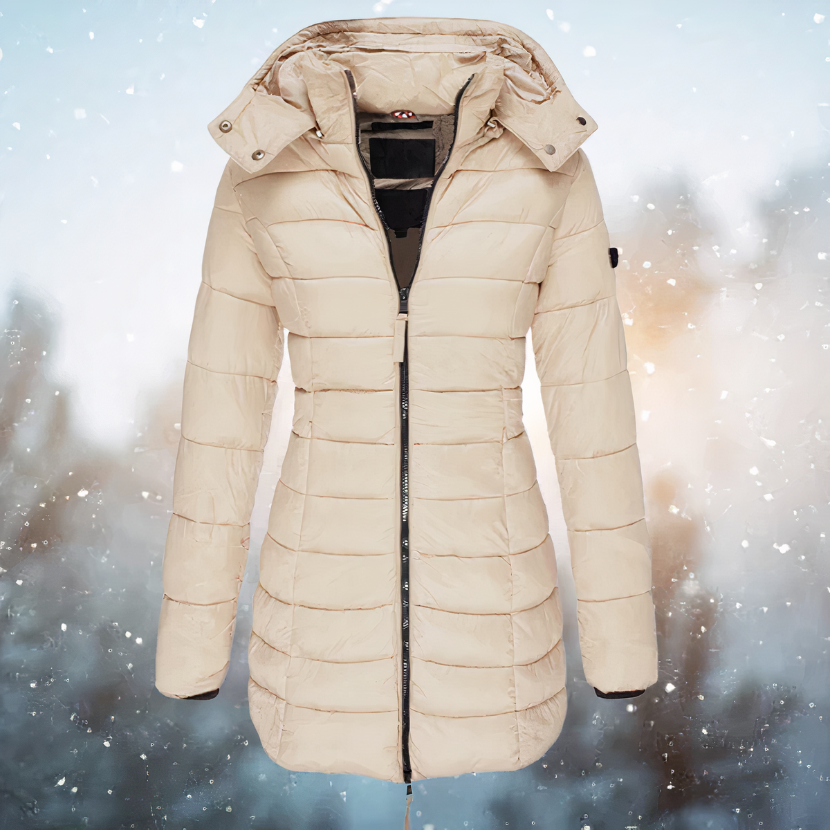 Women's Hooded Coat — View 7