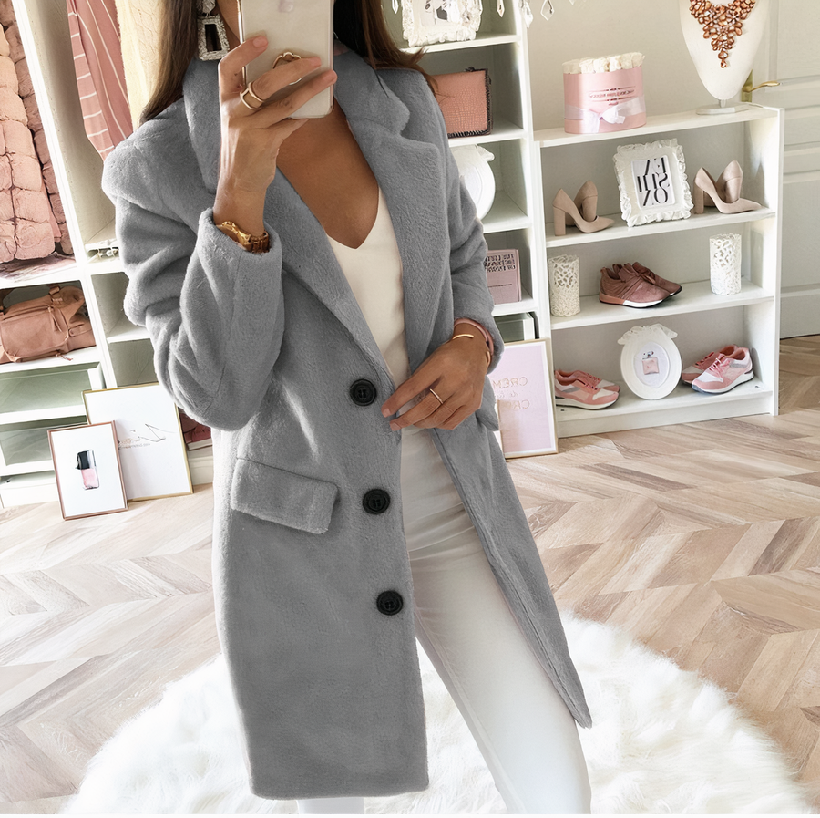 Women's Double Breasted Coat — View 2