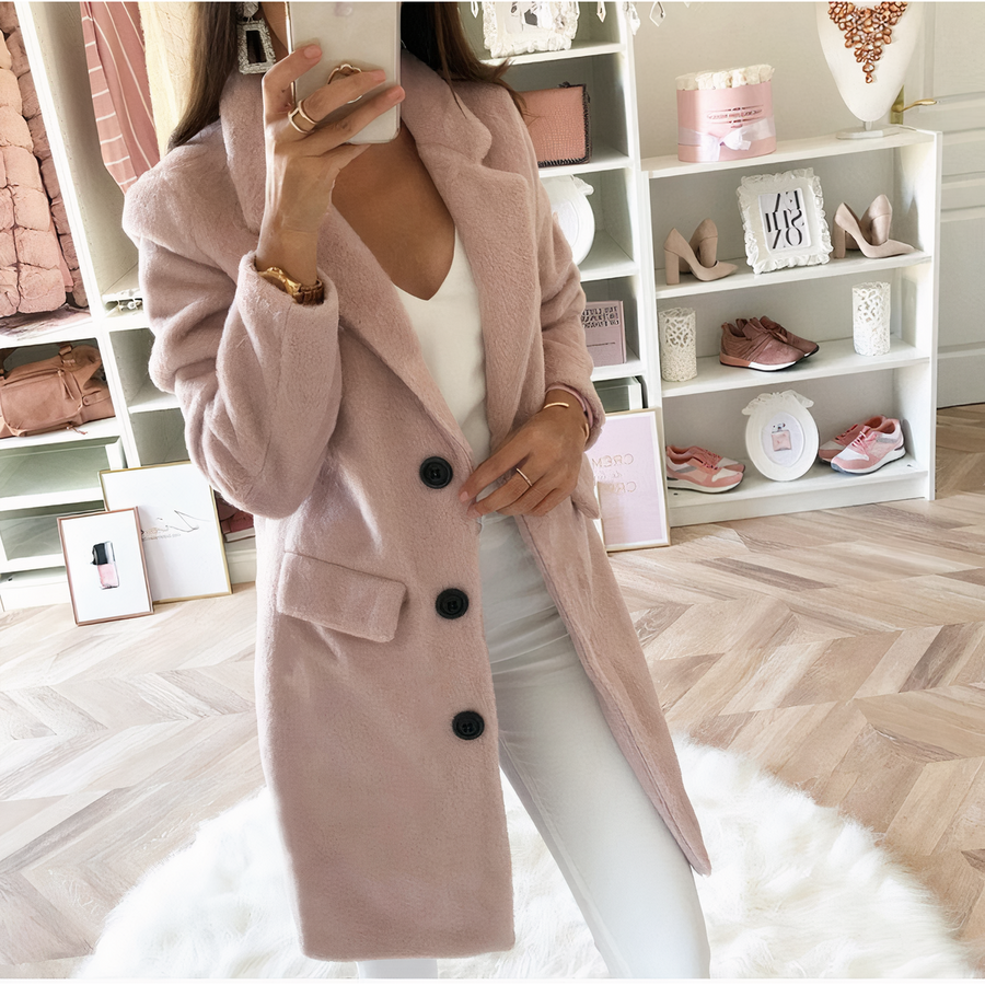 Women's Double Breasted Coat — View 1