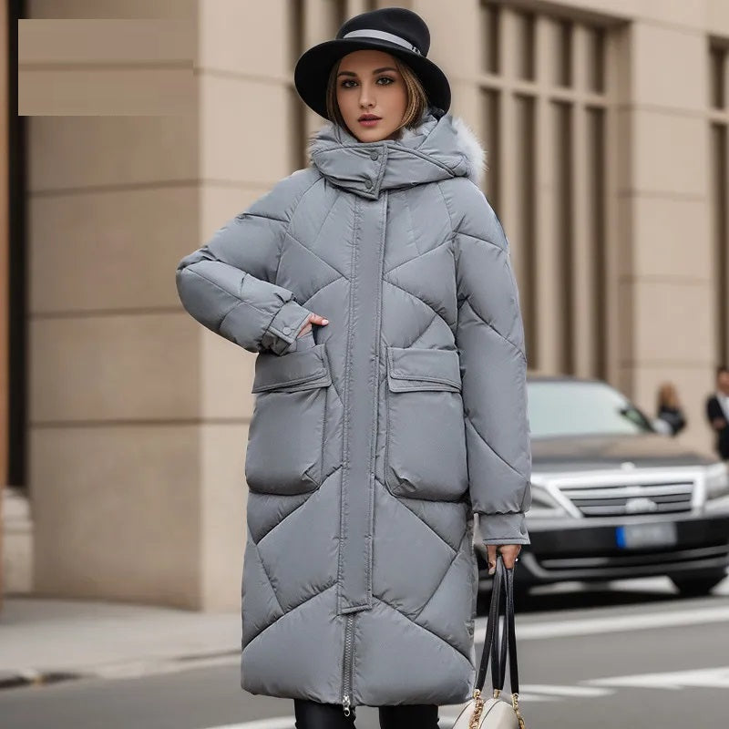 Women's Hooded Longline Coat — View 2