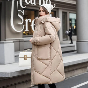 Women's Hooded Longline Coat — View 4