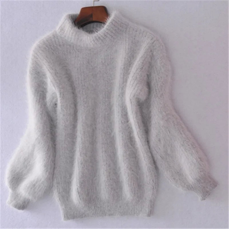 Women's Ribbed Turtleneck Sweater — View 4