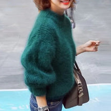 Women's Ribbed Turtleneck Sweater — View 7