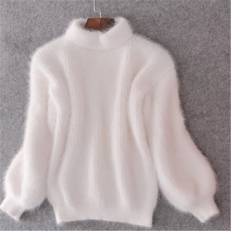 Women's Ribbed Turtleneck Sweater — View 2