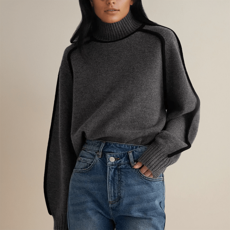 Women's Cashmere Turtleneck Sweater — View 5