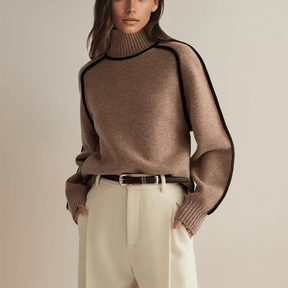 Women's Cashmere Turtleneck Sweater — View 2