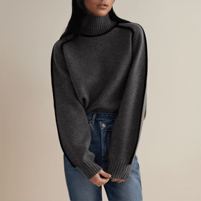 Women's Cashmere Turtleneck Sweater — View 3