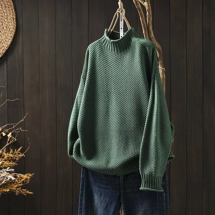 Women's Turtleneck Sweater — View 1