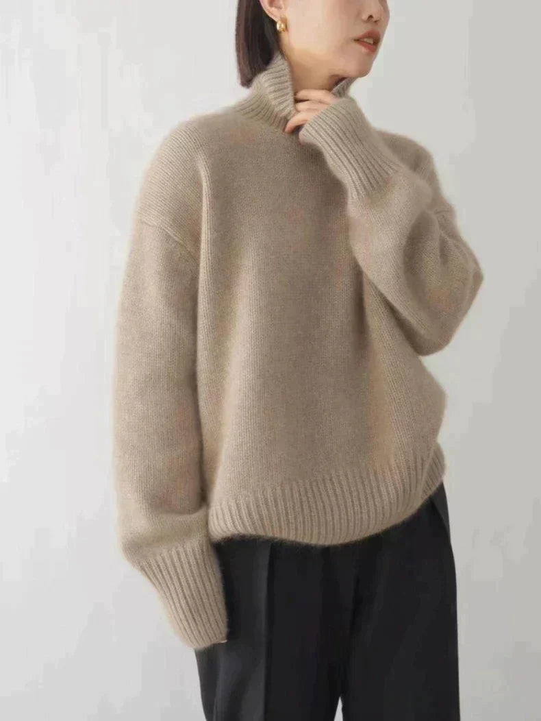 Women's Cashmere Turtleneck Sweater — View 5