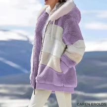 Women's Wool Hooded Teddy Jacket — View 7
