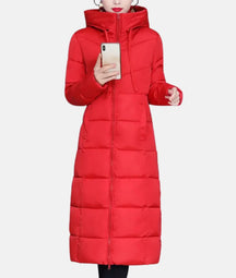 Women's Hooded Longline Coat — View 2