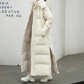 Women's Longline Puffer Coat — View 2