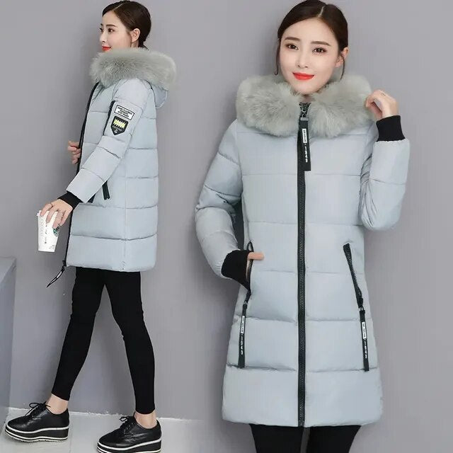 Women's Wool Parka Coat — View 7